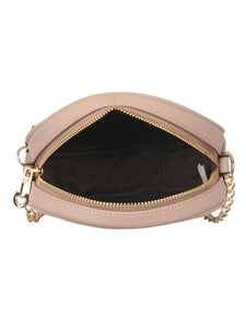 SUPER EXOTIC CIRCULAR ROSE PINK SLING BAG