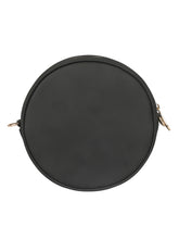 Load image into Gallery viewer, SUPER EXOTIC CIRCULAR BLACK SLING BAG