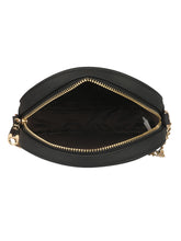 Load image into Gallery viewer, SUPER EXOTIC CIRCULAR BLACK SLING BAG