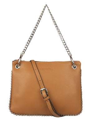 SHORT CHAINED BRONZE BROWN BAG