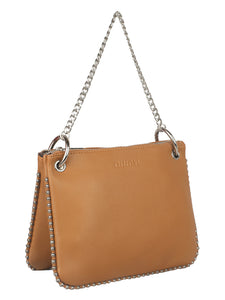 SHORT CHAINED BRONZE BROWN BAG