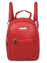 Load image into Gallery viewer, SUPER SLEEK TINY BRIGHT RED CASUAL BACKPACK
