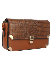 VINTAGE MUD BROWN SLING BAG