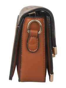 VINTAGE MUD BROWN SLING BAG