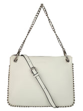 Load image into Gallery viewer, SHORT CHAINED WHITE SLING BAG
