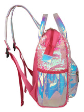 Load image into Gallery viewer, EYE-CATCHY HOLOGRAM PINK BACKPACK