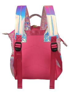 EYE-CATCHY HOLOGRAM PINK BACKPACK