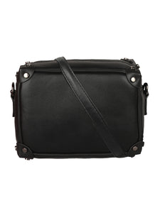 BLACK RETRO CLASSY SLING BAG