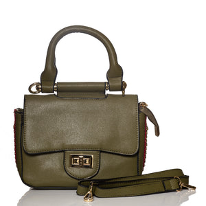 Mini Side Chain Detail Sling- Green