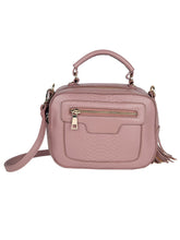 Load image into Gallery viewer, Snakeskin Tassel Sling-Pink