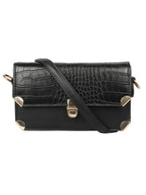 Load image into Gallery viewer, TRENDY BLACK SLING BAG