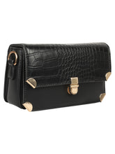 Load image into Gallery viewer, TRENDY BLACK SLING BAG