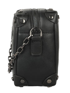 BLACK RETRO CLASSY SLING BAG