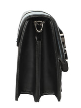 Load image into Gallery viewer, A SUPER CHIC SKY BLUE AND BLACK SLING BAG