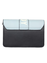 Load image into Gallery viewer, A SUPER CHIC SKY BLUE AND BLACK SLING BAG