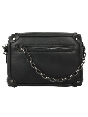 BLACK RETRO CLASSY SLING BAG