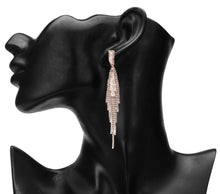 Load image into Gallery viewer, BLING STUDDED WATERFALL EARRINGS
