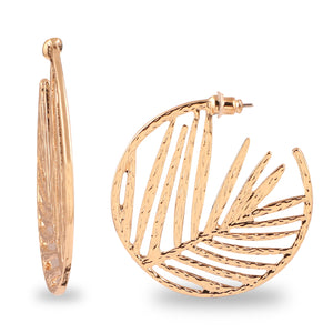 HANDCRAFTED HOOPS WITH GOLD STROKES