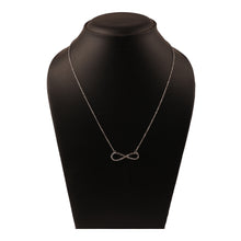 Load image into Gallery viewer, INFINITY SHAPE SILVER CHAIN PENDANT
