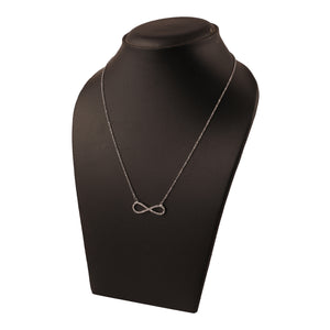 INFINITY SHAPE SILVER CHAIN PENDANT