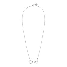 Load image into Gallery viewer, INFINITY SHAPE SILVER CHAIN PENDANT