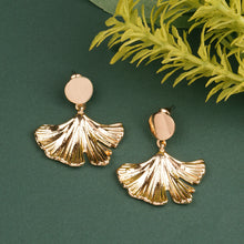 Load image into Gallery viewer, Golden Earings | Foil | Leaf | Danglers