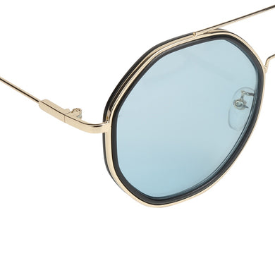 BLUE SHADED SUNGLASS. UV400