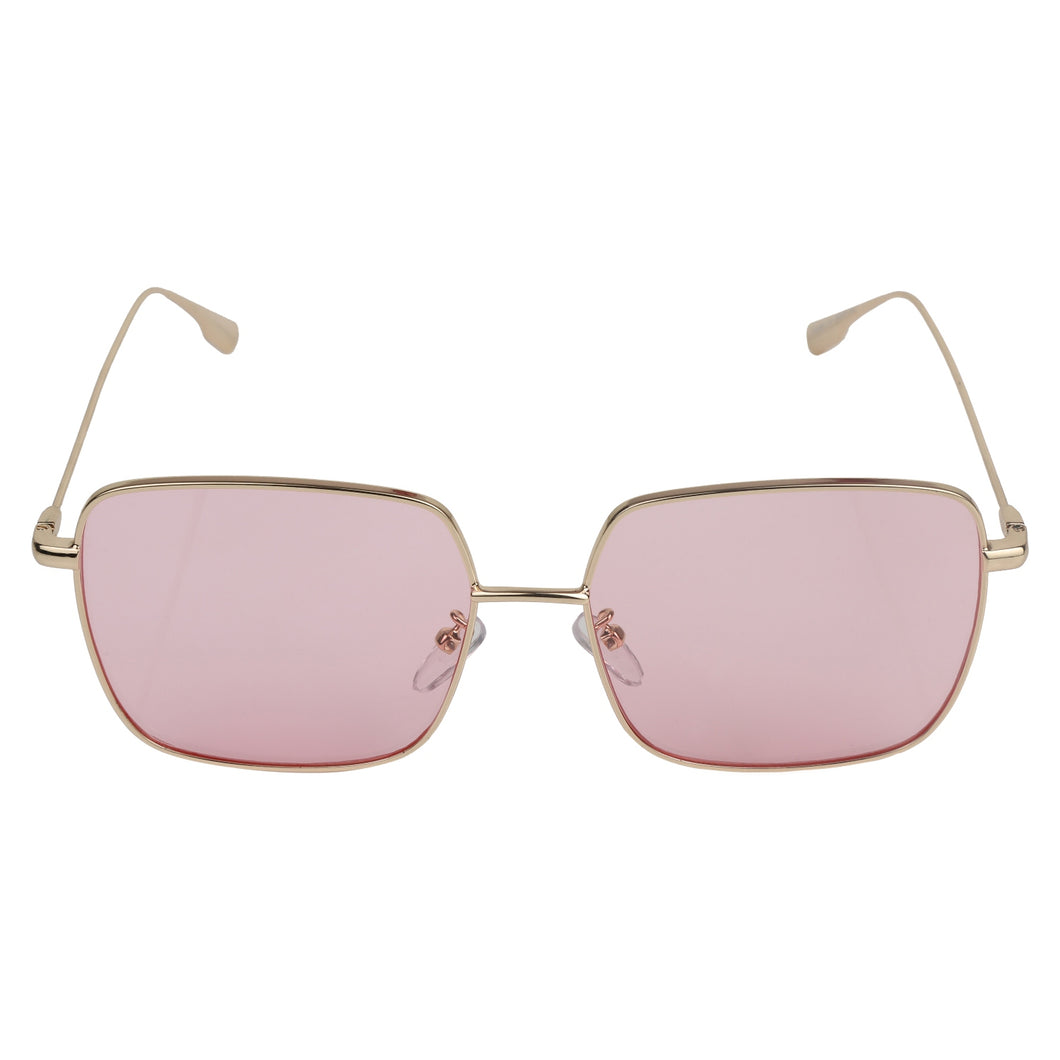 PINK RECTANGLE SUNGLASS UV400