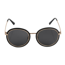Load image into Gallery viewer, BLACK ROUND SUNGLASS UV400