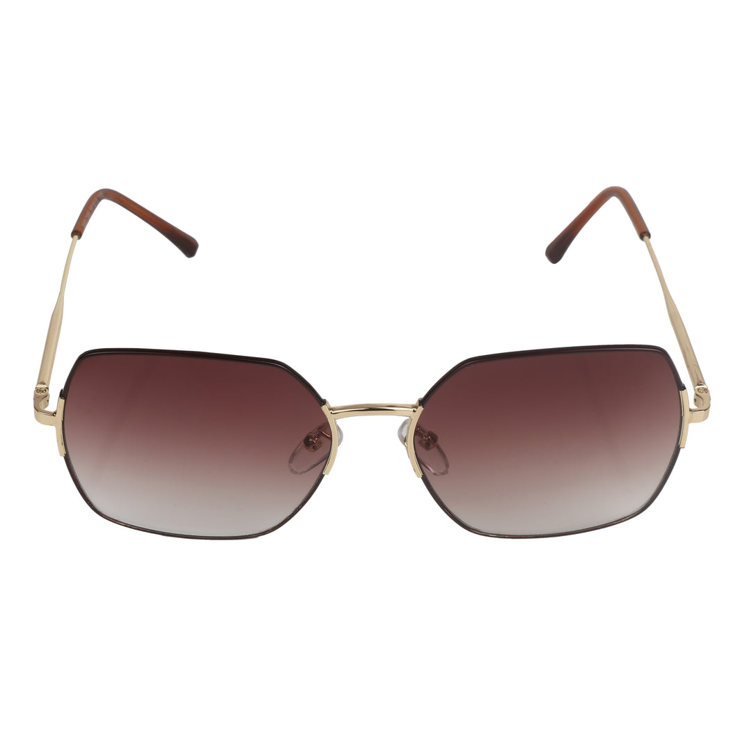 RIMLESS BROWN SUN-GLASS UV400