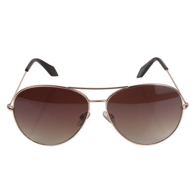 BROWN AVIATOR SUN-GLASS UV400