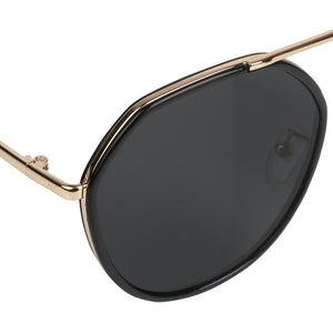 BLACK AVIATOR SUNGLASS UV400