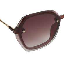 Load image into Gallery viewer, BROWN DOUBLE SHADED  SUNGLASS UV400