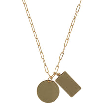 Load image into Gallery viewer, SIMPLE GOLDEN CHARM PENDENT NECKLACE