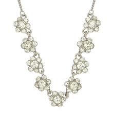 Load image into Gallery viewer, SILVER FLOWER NECKPIECE
