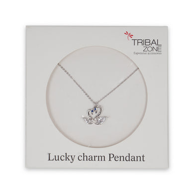 LUCKY CHARM SWAN NECKLACE