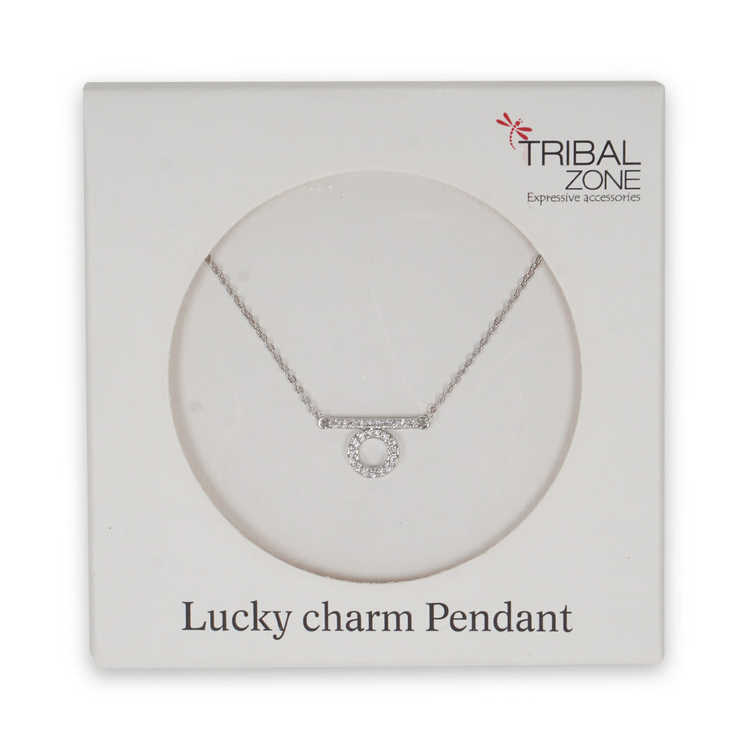 LUCKY CHARM CIRCLE PENANT
