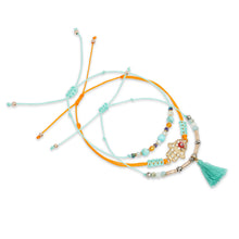 Load image into Gallery viewer, 3 LAYERED MULTICOLORED BEADED BRACELET
