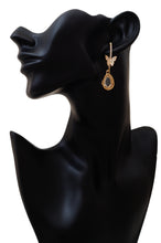 Load image into Gallery viewer, Diamond Butterfly Drop Earrings