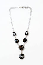 Load image into Gallery viewer, Black Crystal Necklace