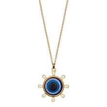 Load image into Gallery viewer, Round Evil Eye Lucky Pendant