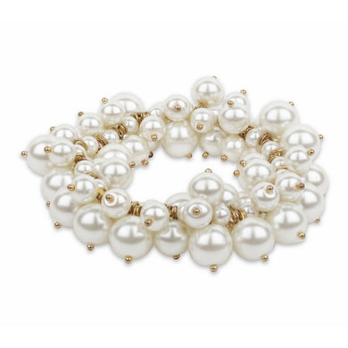 Classy pearl beaded bracelet