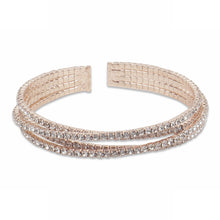 Load image into Gallery viewer, Chic gold bracelet studded with CZ stones