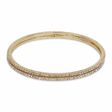 Load image into Gallery viewer, Delicate gold bracelets encrusted with CZ stones
