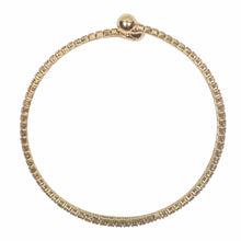 Load image into Gallery viewer, Delicate gold bracelets encrusted with CZ stones