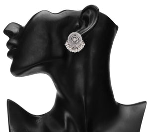 German Silver Earings | Round | Ghungroo | Hanging