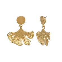 Load image into Gallery viewer, Golden Earings | Foil | Leaf | Danglers