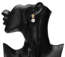 Load image into Gallery viewer, Golden Long Earings | CZ Stones | Pearl | Danglers