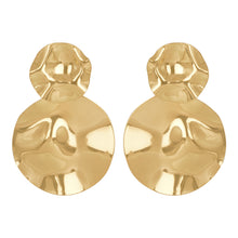 Load image into Gallery viewer, Golden Earings | Round | Big | Statement