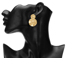Load image into Gallery viewer, Golden Earings | Round | Big | Statement